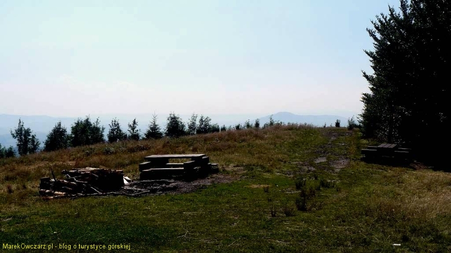 widok na szczyt Ćwilina