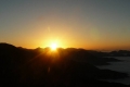 zachód słońca widziany z Giewontu