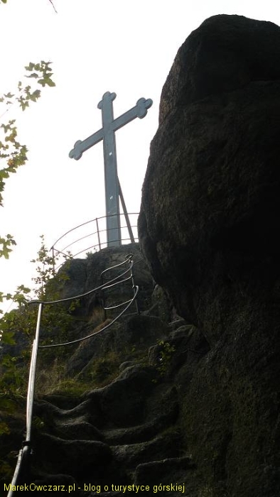 wejście na Górę Krzyżną