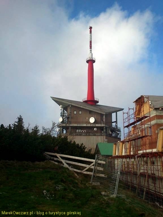 wieża radiowo-telewizyjna na Łysej Górze