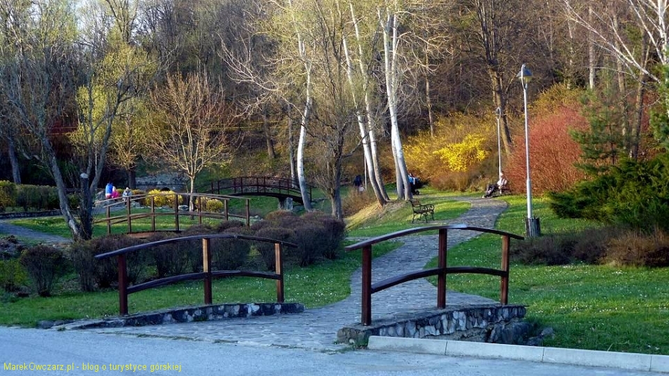 park zdrojowy w Bardejowskich Kupelach