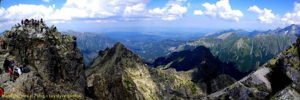 panorama ze słowackiego wierzchołka