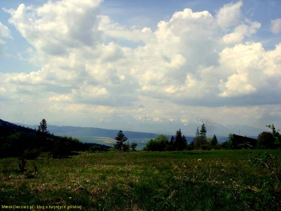 panorama Tatr z Klastoriska