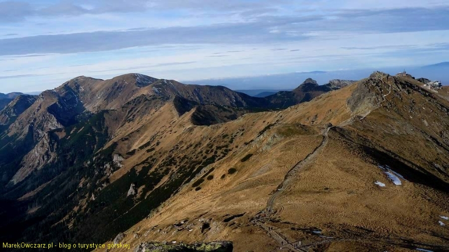 panorama od Ciemniaka po Kasprowy Wierch