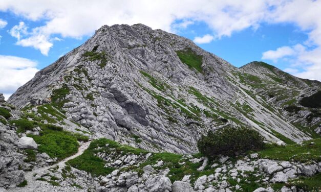 Wędrówka z Rjavej Skały na Šiję i Vogel w Alpach Julijskich